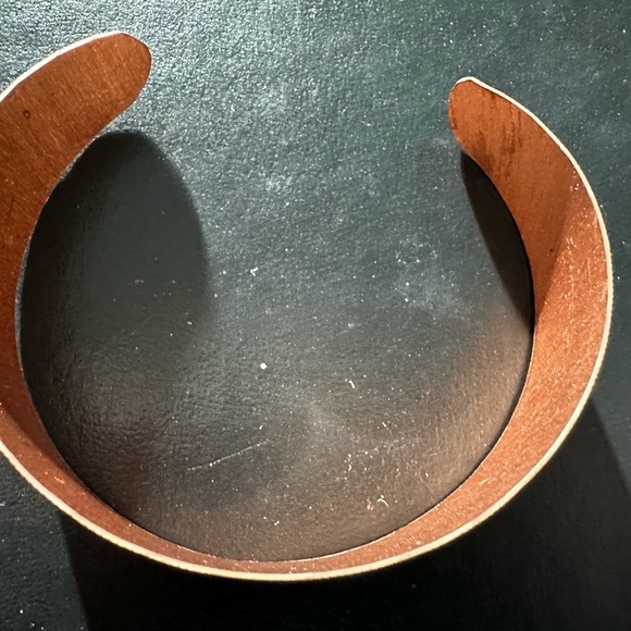Vintage Painted Copper Bracelet - Picture 9 of 9